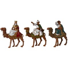 Tres Reyes Magos a camello serie 6 cm Landi Moranduzzo