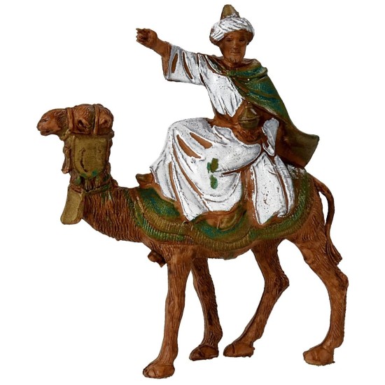 Tres Reyes Magos a camello serie 6 cm Landi Moranduzzo