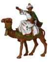 Tres Reyes Magos en camello serie 6 cm Landi Moranduzzo Mondo Presepi