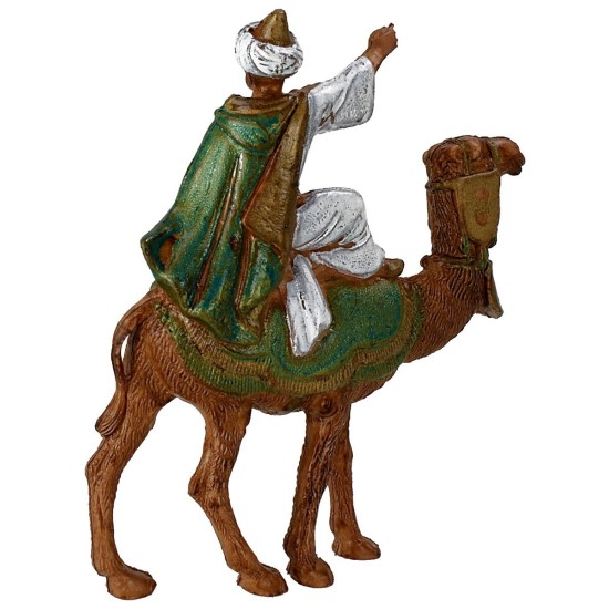 Tres Reyes Magos en camello serie 6 cm Landi Moranduzzo Mondo Presepi