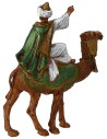 Tres Reyes Magos en camello serie 6 cm Landi Moranduzzo Mondo Presepi