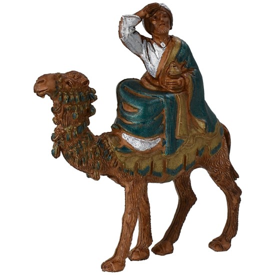 Tres Reyes Magos en camello serie 6 cm Landi Moranduzzo Mondo Presepi