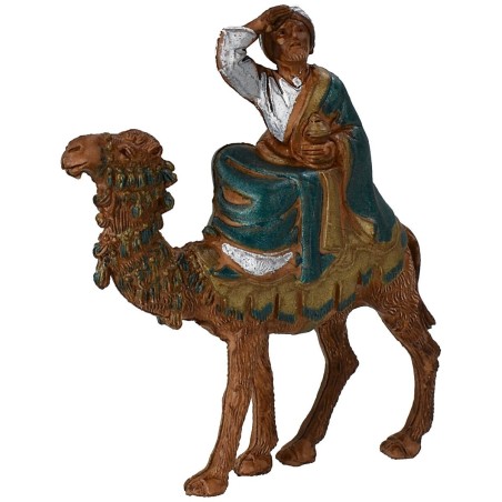 Tres Reyes Magos en camello serie 6 cm Landi Moranduzzo Mondo Presepi