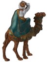 Tres Reyes Magos en camello serie 6 cm Landi Moranduzzo Mondo Presepi