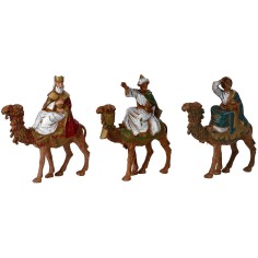 Tres Reyes Magos en camello serie 6 cm Landi Moranduzzo Mondo Presepi 2