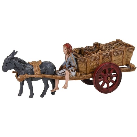 Carro cargado con conductor serie 6 cm Landi Moranduzzo