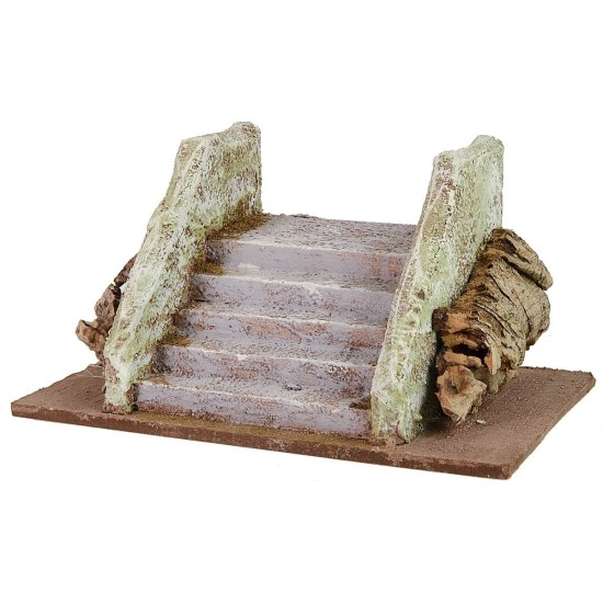 Scala Presepe cm 17,5x12x8 h per statue 10-12 cm scala, statue