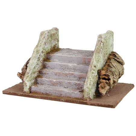 Escala Pesebre cm 17,5x12x8 h para estatuas de 10-12 cm