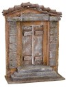 Fachada con puerta de 15x6.5x20 cm de altura para estatuas de