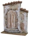 Façade with door 14.5x5.5x19 cm h for 8-10 cm statues