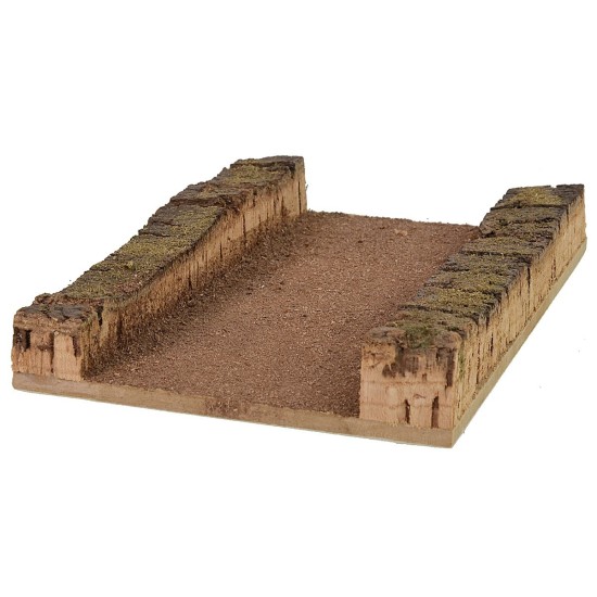 Camino para belén desmontable de 17,5X12X3 cm de corcho, belén.