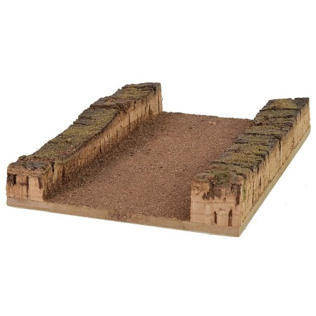 Camino para belén desmontable de 17,5X12X3 cm de corcho, belén.