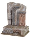 Ancient temple ruins with door 24x16.5x30 cm h for 10-12 cm