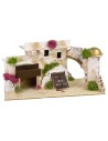 Villaggio arabo con semiarco cm 28x15x15 h altezza, statue