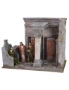 Judgment and scourging of Christ at the forum with Pilate's