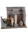 Judgment and scourging of Christ at the forum with Pilate's