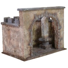 Escenario del juicio y flagelación de Cristo en el tribunal. 2