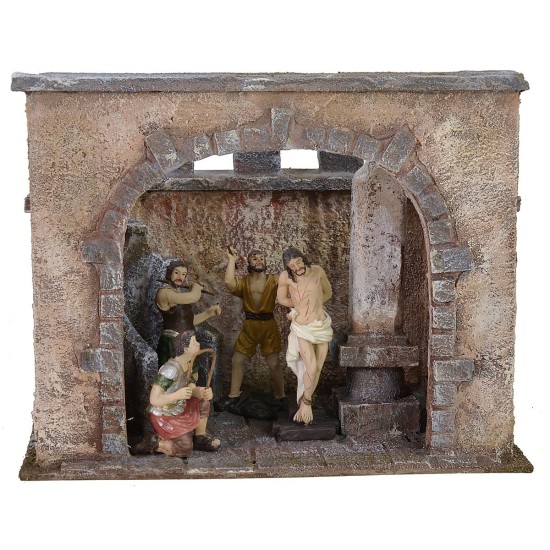 Setting judgment and scourging of Christ at the tribunal