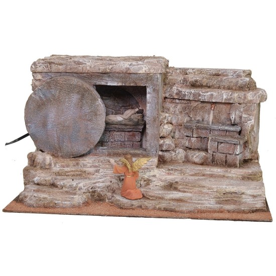 Sepulcher with fountain 39x29x25 h