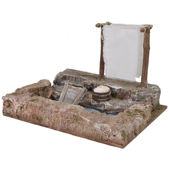 Ambientazione lavandaia cm 24x17,5x15 h