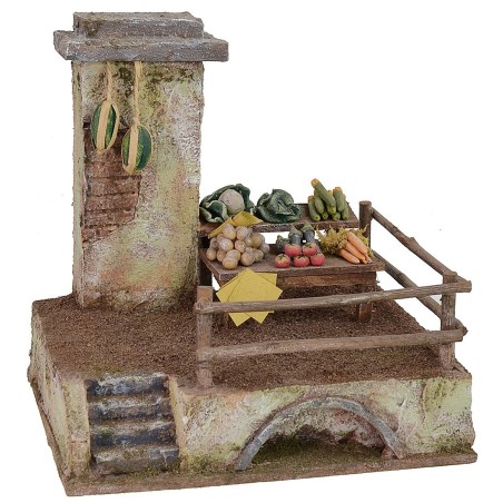 Ambientazione del fruttivendolo cm 19,5x14,5x18,5 h altezza