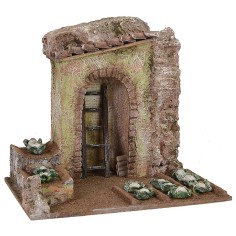 Campo con cavolfiori cm 24x17,5x21 h 2