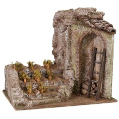 Campo con carote cm 24x18x21,5 h