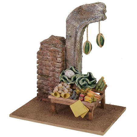 Ambientazione del fruttivendolo cm 17,5x12x19,5 h altezza