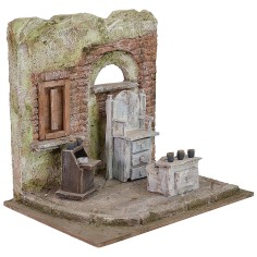 Ambientazione lustrascarpe cm 24,5x17,5x22 h 2