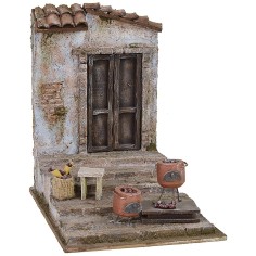 Ambientazione castagnaro cm 17,5x24,5x25 h altezza