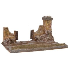 Camino con paso para belén desmontable de 14,5X10X1 cm h. 2