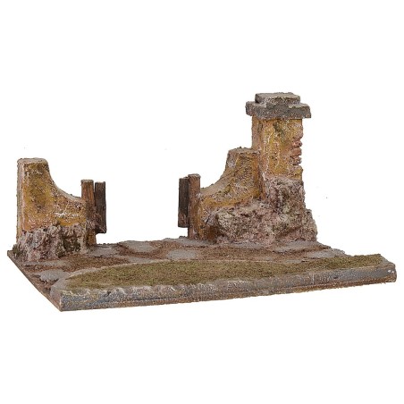 Strada con passaggio per presepe componibile cm 14,5X10X1 h