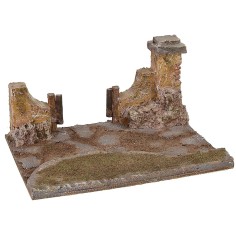 Camino con paso para belén componible de 14,5X10X1 cm h