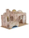 Palestinian hut with bridge and fountain cm 29x15x18,5 h