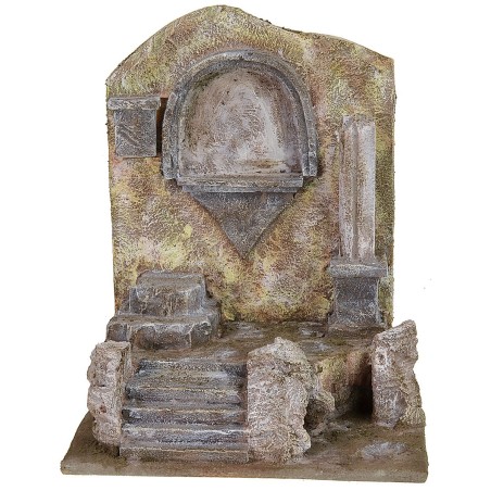 Ruina de altar antiguo cm 23,5X18X29 h templo, altura, madera