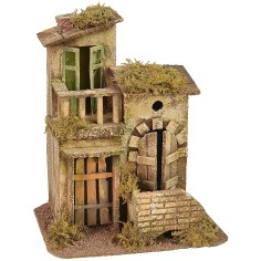 Casa con terrazzo cm 19x16x23 h 2