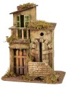 Casa con terraza cm 19x16x23 h