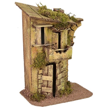 Casa con rudere di arco cm 17x12,5x24 h