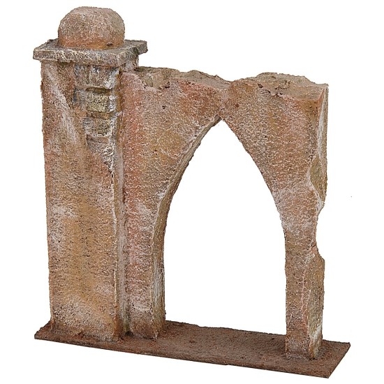 Arco de entrada con columna lateral de 17x4,5x18,5 cm de altura lateral.