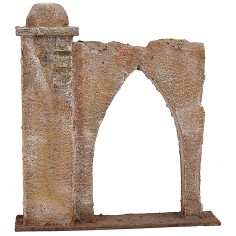 Arco d'ingresso con colonna laterale cm 17x4,5x18,5 h
