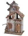 Molino de viento en funcionamiento de 19,5x14,5x36,5 cm h