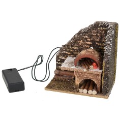 Angolo con forno funzionante a batterie cm 10x6x10 h batterie