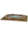 Estanque con agua de resina efecto profundidad cm 20x14x2 h