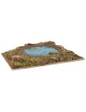 Circular pond with resin water depth effect cm