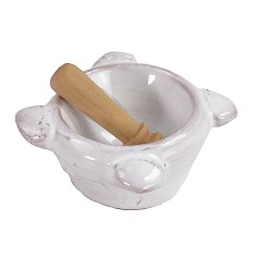 Mortaio per pesto cm ø 2,5x1,5 h mortaio, pestello, altezza