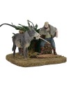 Man pulling the donkey series 10 cm Oliver double movement