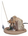 Pescador de pie serie 8 cm Oliver en movimiento Mundo Pesebres