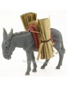 Donkey with bundles
