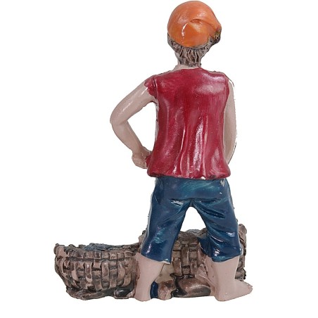 Pescivendolo 9 cm in resina