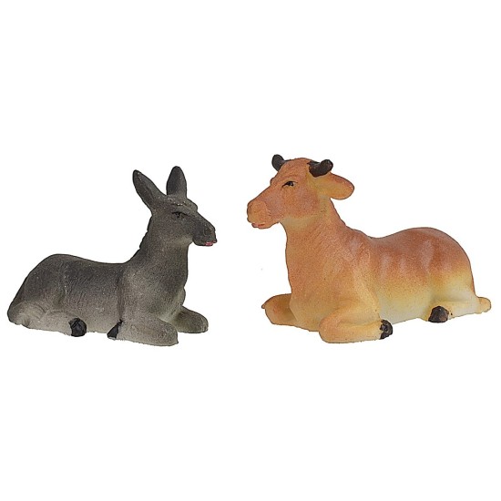 Natività 5 soggetti serie 8 cm in resina